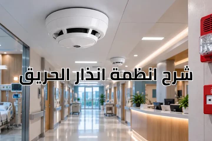غلاف مقال شرح أنظمة إنذار الحريق