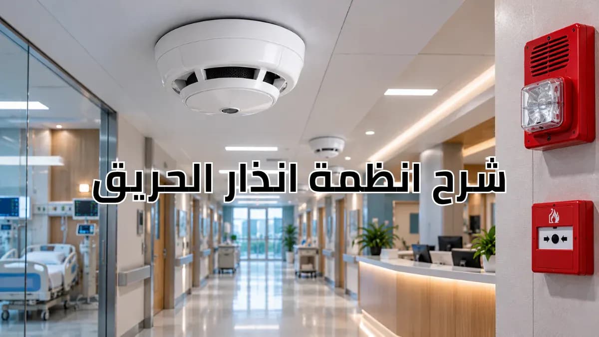 غلاف مقال شرح أنظمة إنذار الحريق